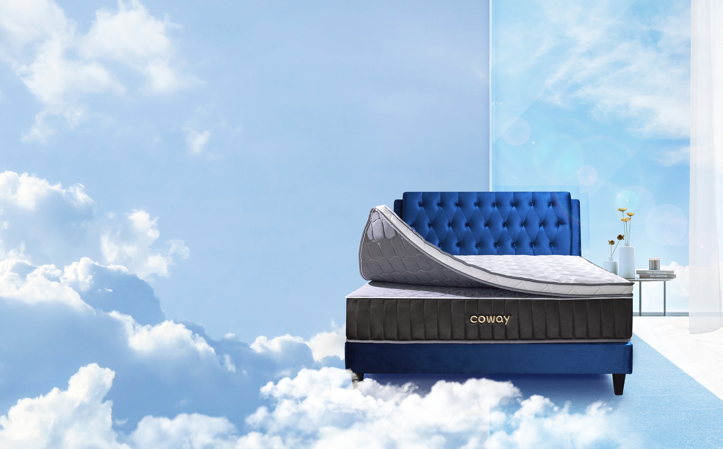 Prime II mattress in a bright premium bedroom