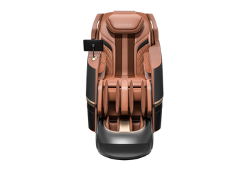 Berex Senno Plus massage chair front view in Brown