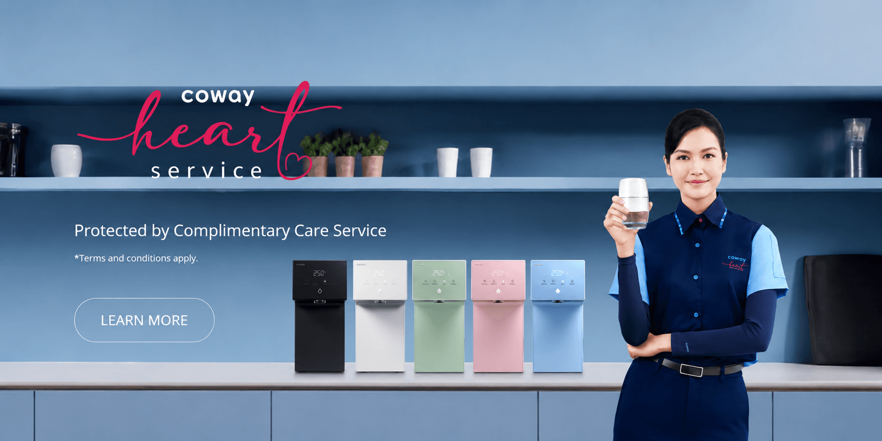 Coway Heart Service complimentary care for Dazzie