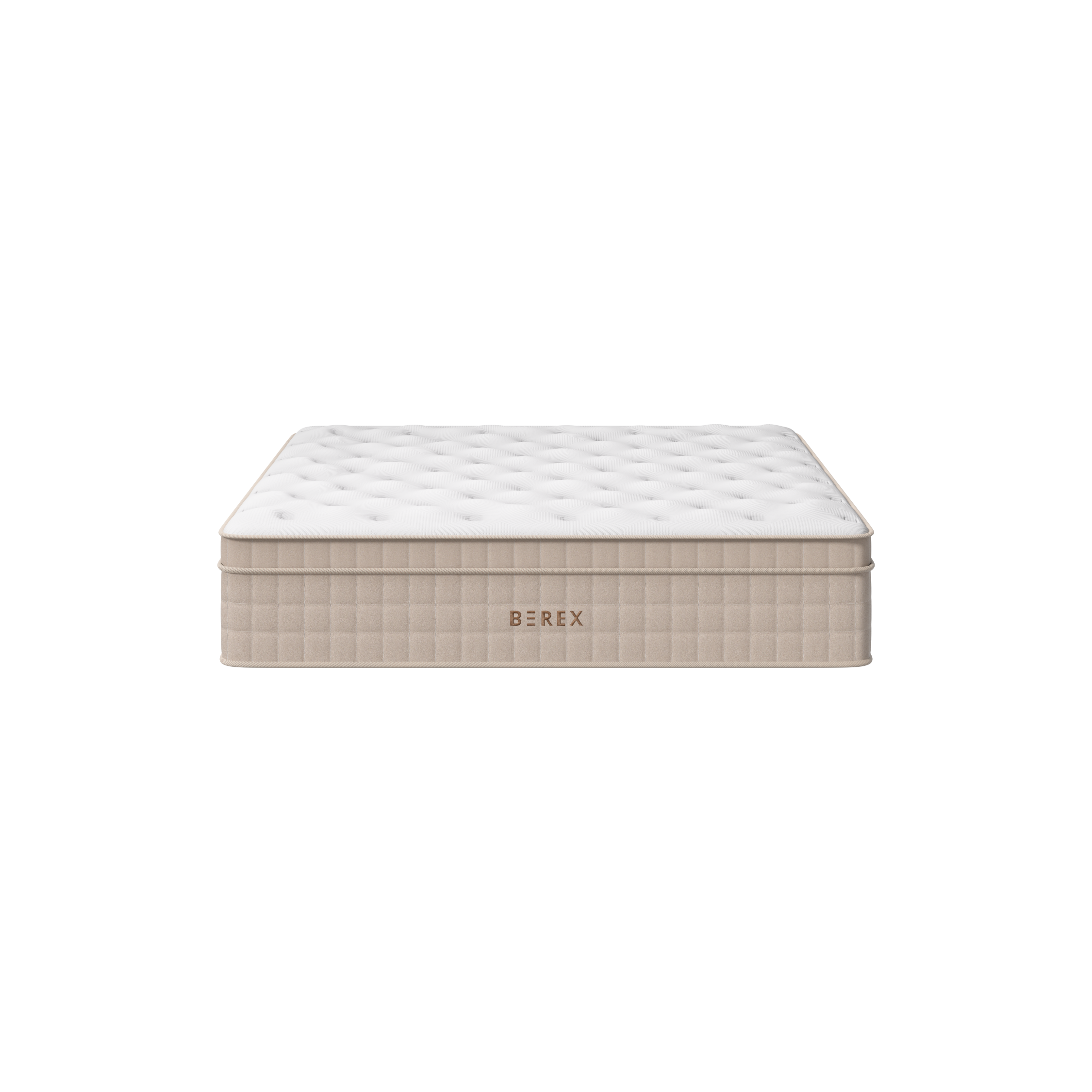 Coway BEREX Elite mattress with Brown leather bedframe