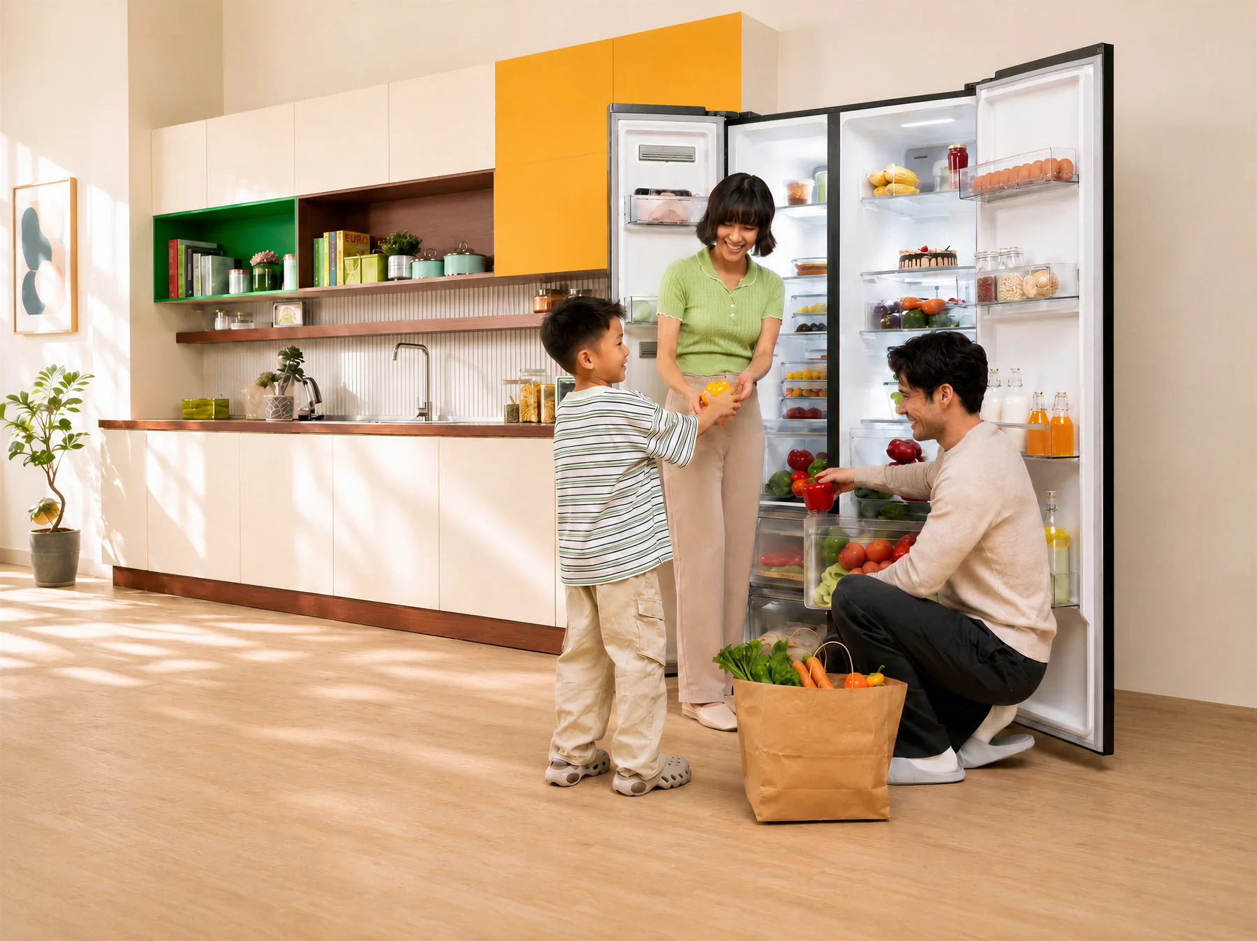 Coway Side-by-Side Refrigerator 715L campaign setting