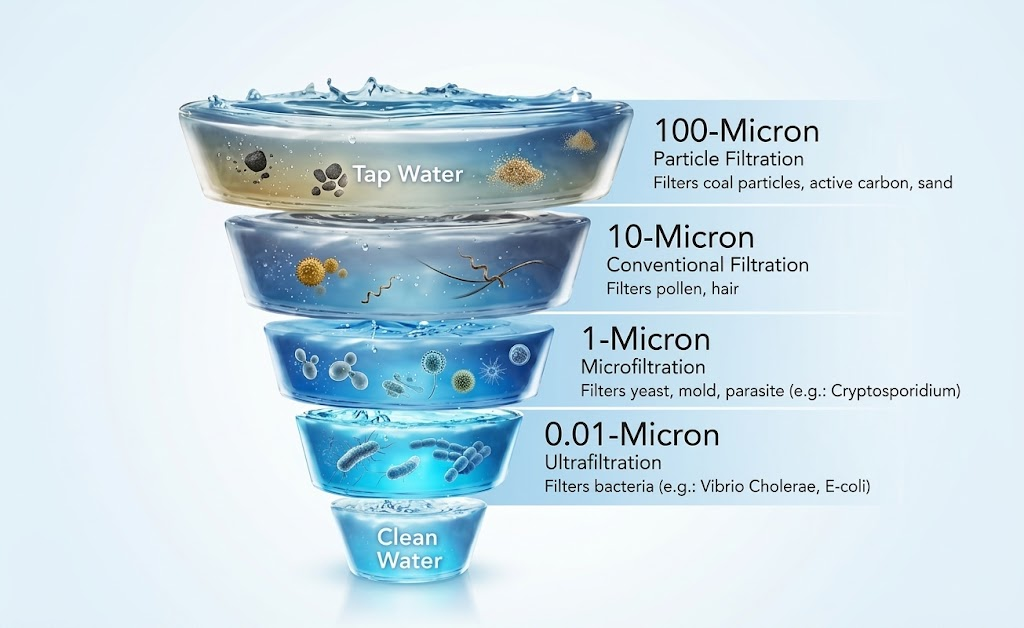Coway Outdoor Water Filter — PVDF Ultrafiltration Membrane