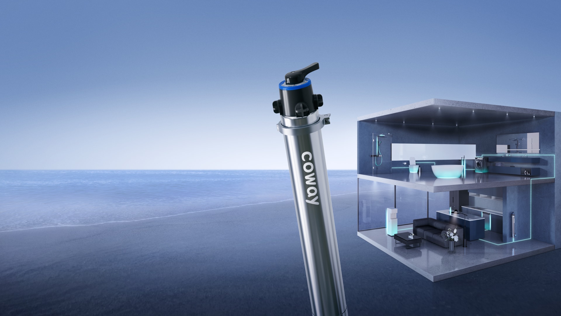 Coway Outdoor Water Filter whole-home filtration
